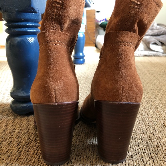 SOLD-Dolce Vita Pointed Toe Block-heel Boots - Picture 5 of 6